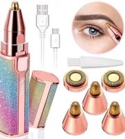 2 in 1 Eyebrow Trimmer & Facial Hair Remover