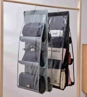 Handbag Organizer Hanging Bag Holder Shelf 6Stage
